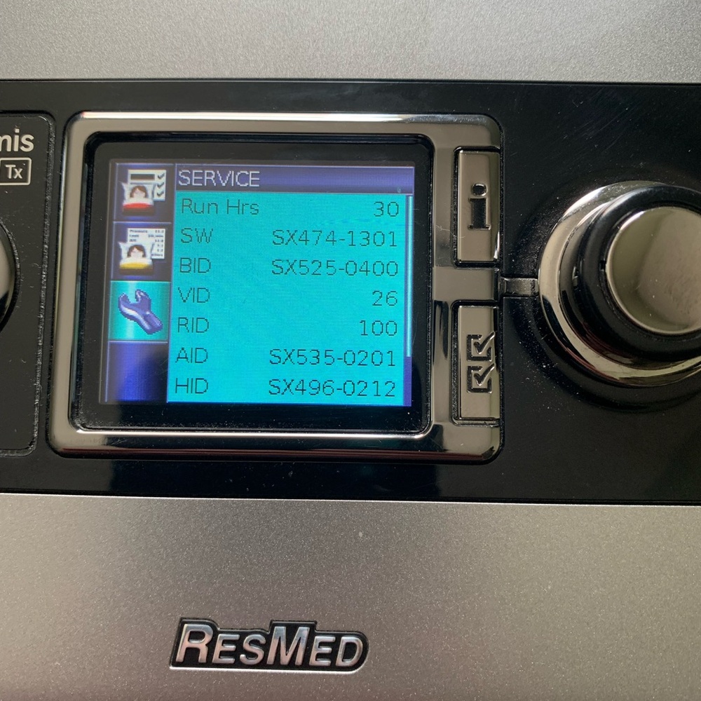 ResMed S9 lumis Tx+ H5i Humidifier - 30 HOURS!!!!!!